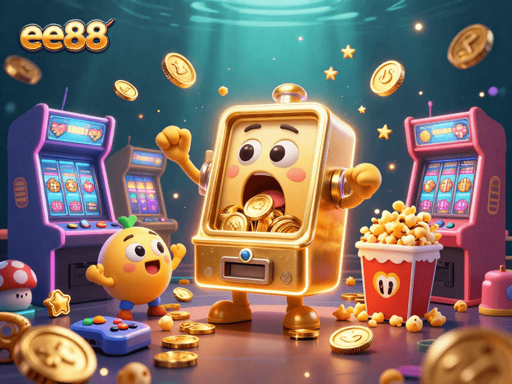 Win big with ee88 at exciting slot machines, showcasing colorful games and dynamic jackpots.