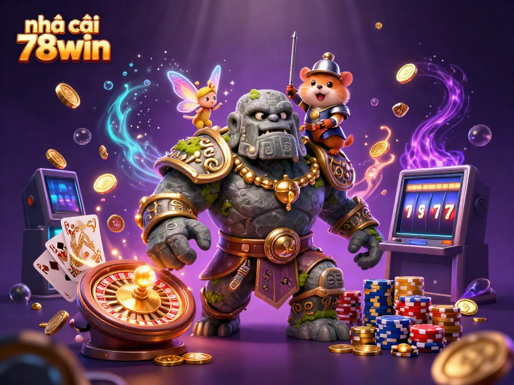 Experience exciting gameplay with nhà cái 78win featuring magical characters and vibrant casino elements.