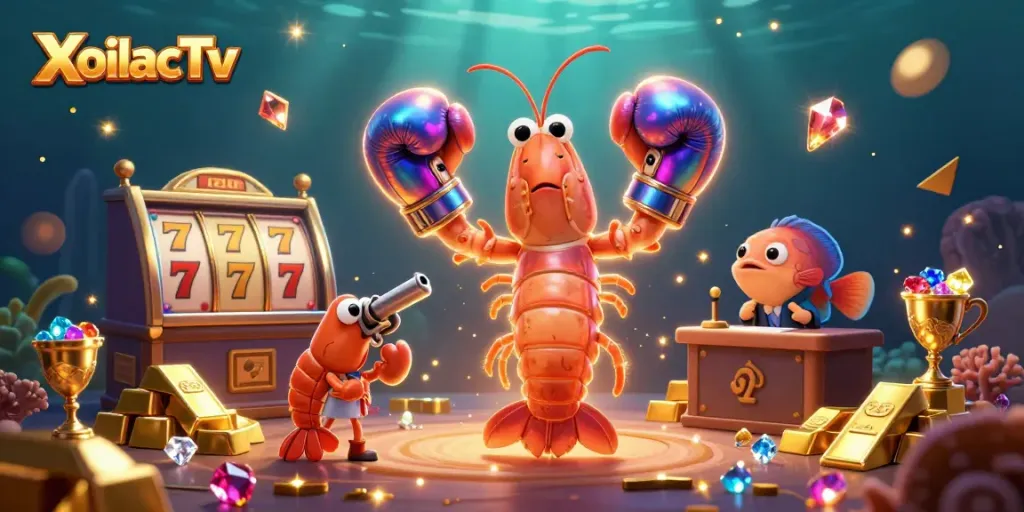 XoilacTv brings the excitement of slot machines and treasures to life through dynamic 3D cartoon characters.