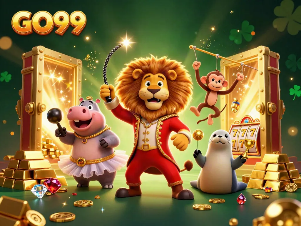 Engage with GO99's thrilling casino experience featuring lively characters and rich rewards