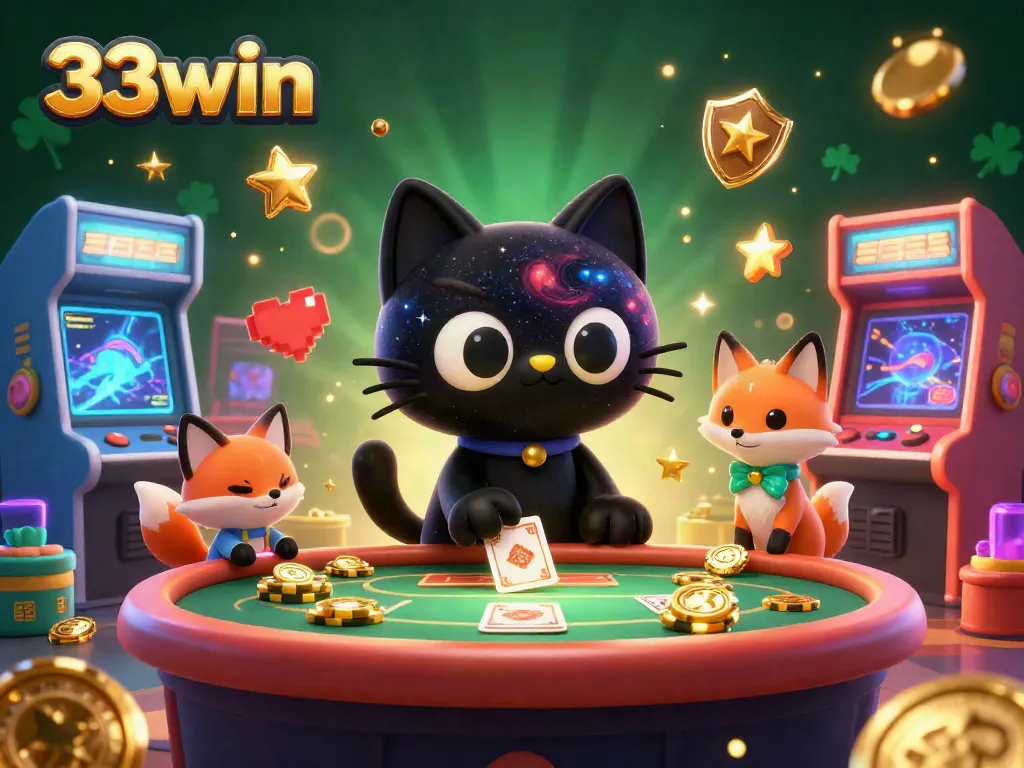Engage with thrilling games at 33win, a cosmic casino experience with vibrant characters and dynamic play.