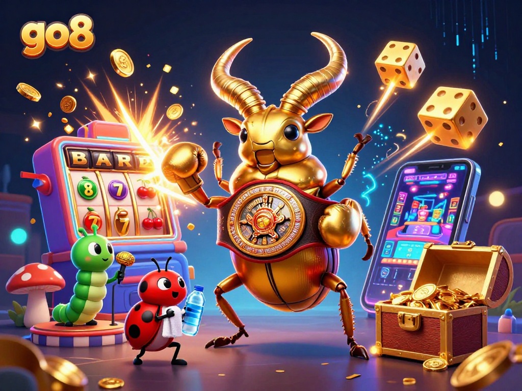 Experience the vibrant action at go8's casino, featuring thrilling games and dynamic visuals.