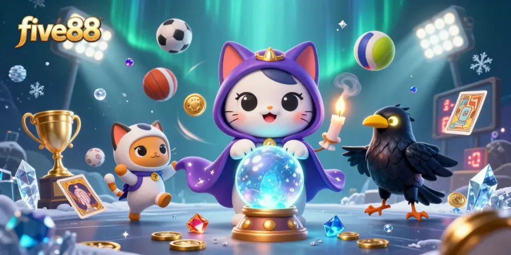 Experience five88's online gaming excitement with vibrant characters, dynamic sports elements, and rich detail.