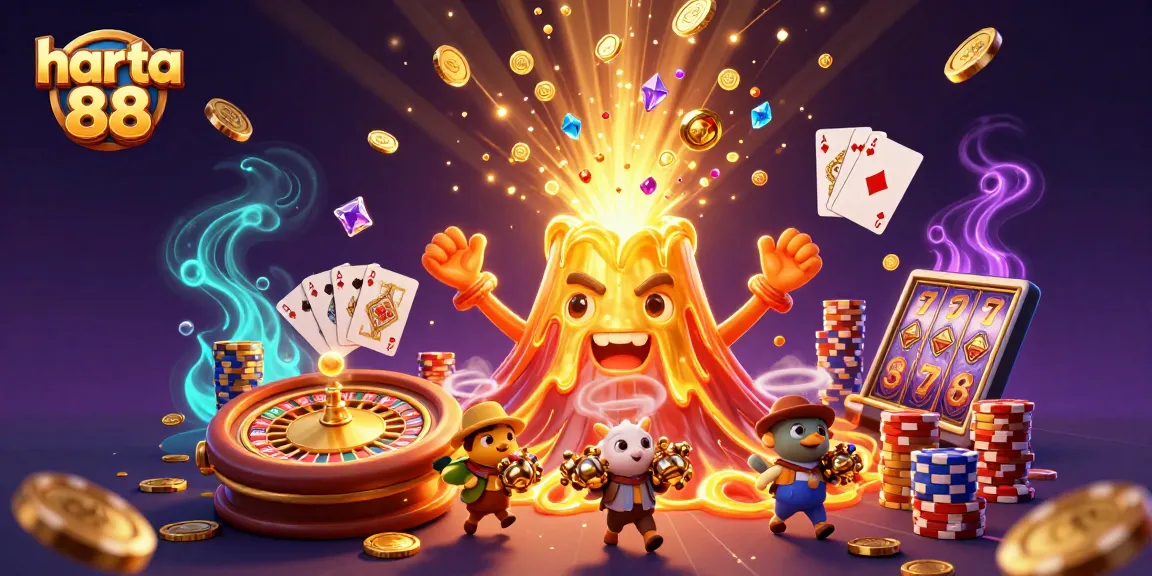 Experience excitement and treasures with harta 88 in this vibrant casino scene.