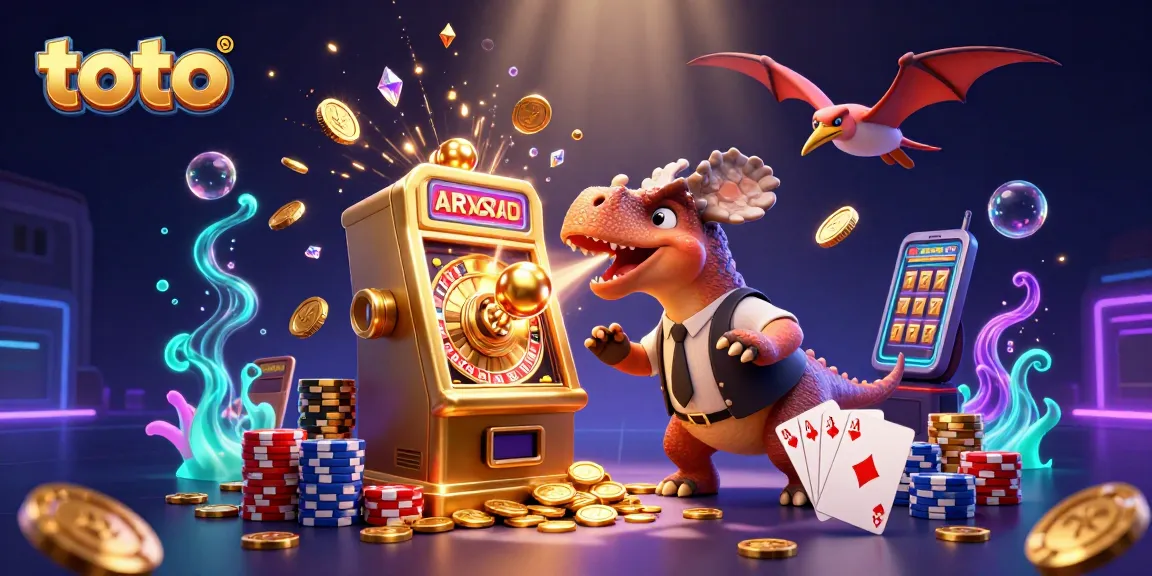 Experience thrilling action with toto as a pachycephalosaurus wins jackpot coins, rich casino elements