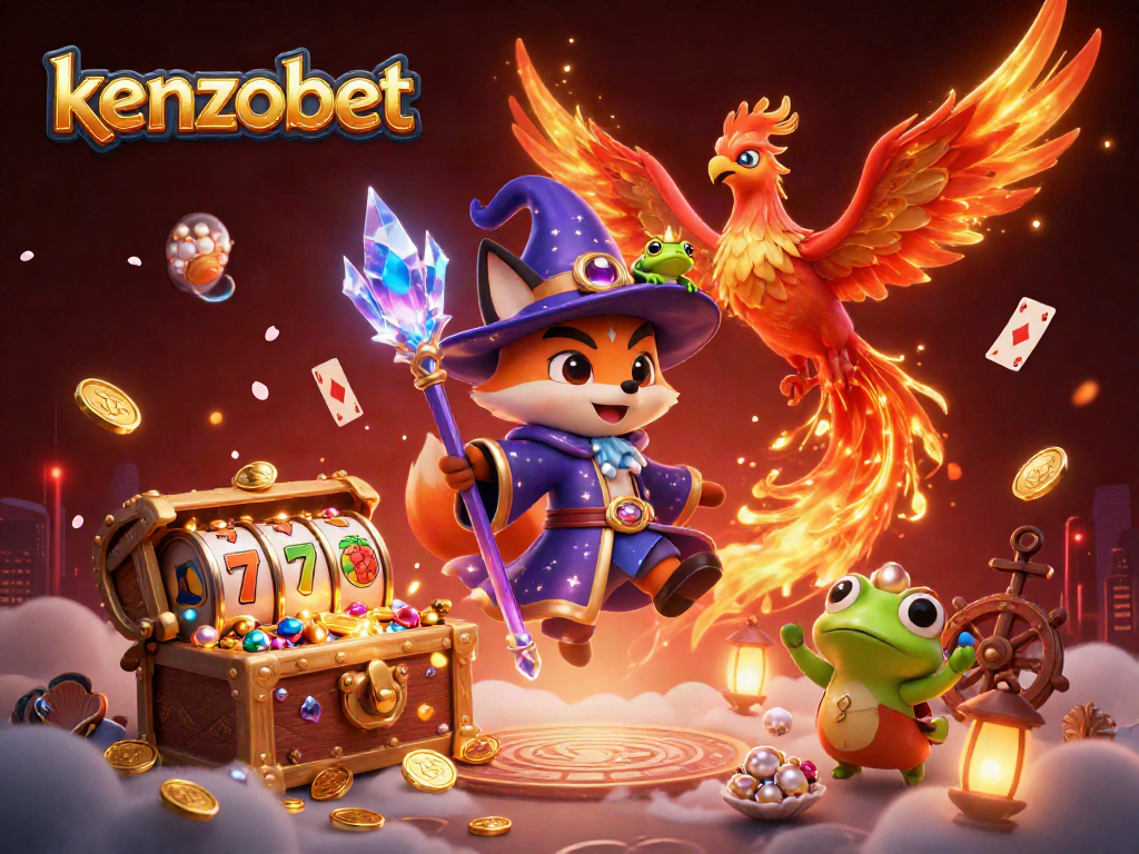 Experience thrilling gaming with kenzobet featuring slots, treasures, and magical characters.