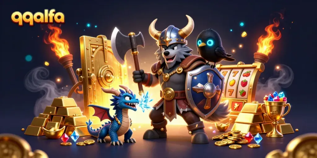 Menangkan dengan qqalfa saat bermain slot dengan karakter menarik dan elemen kasino yang mengagumkan.