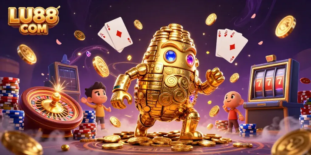 Engage in thrilling gaming at LU88 COM with dynamic 3D illustrated adventures in casino excitement.
