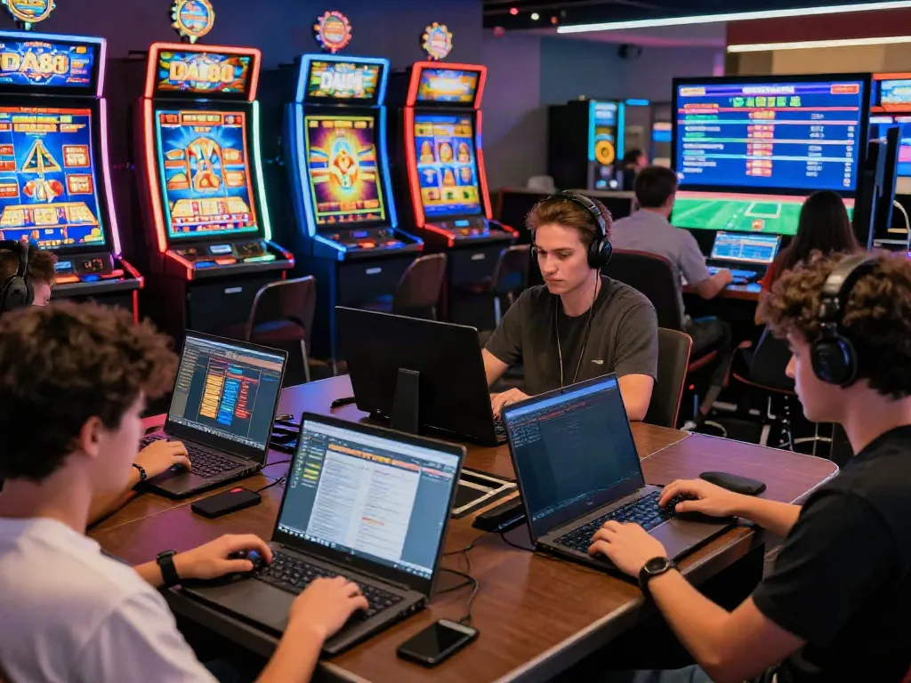 Exciting online gaming experience with players engaging on DA88 platform, showcasing vibrant casino atmosphere.