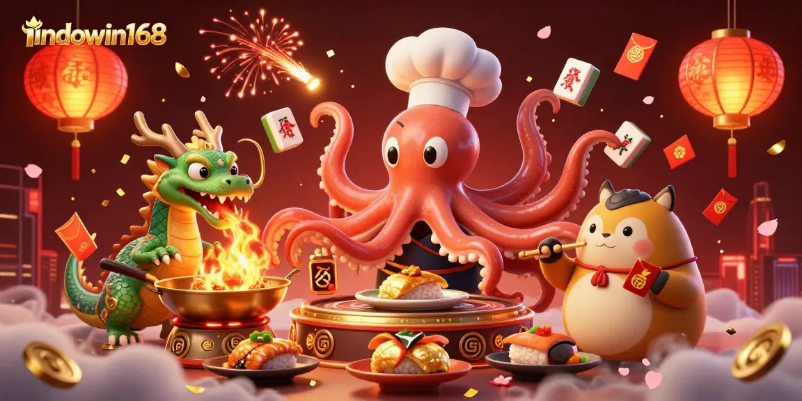 Spin the reels with indowin168 and enjoy vibrant casino action with lucky symbols and immersive characters.