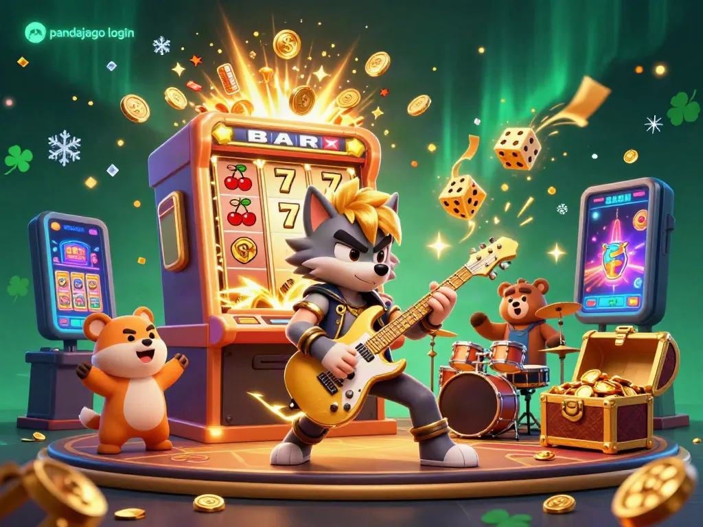 Masuk ke pengalaman permainan menarik di PANDAJAGO login dengan visual slot online terkini dan simbol keberuntungan.